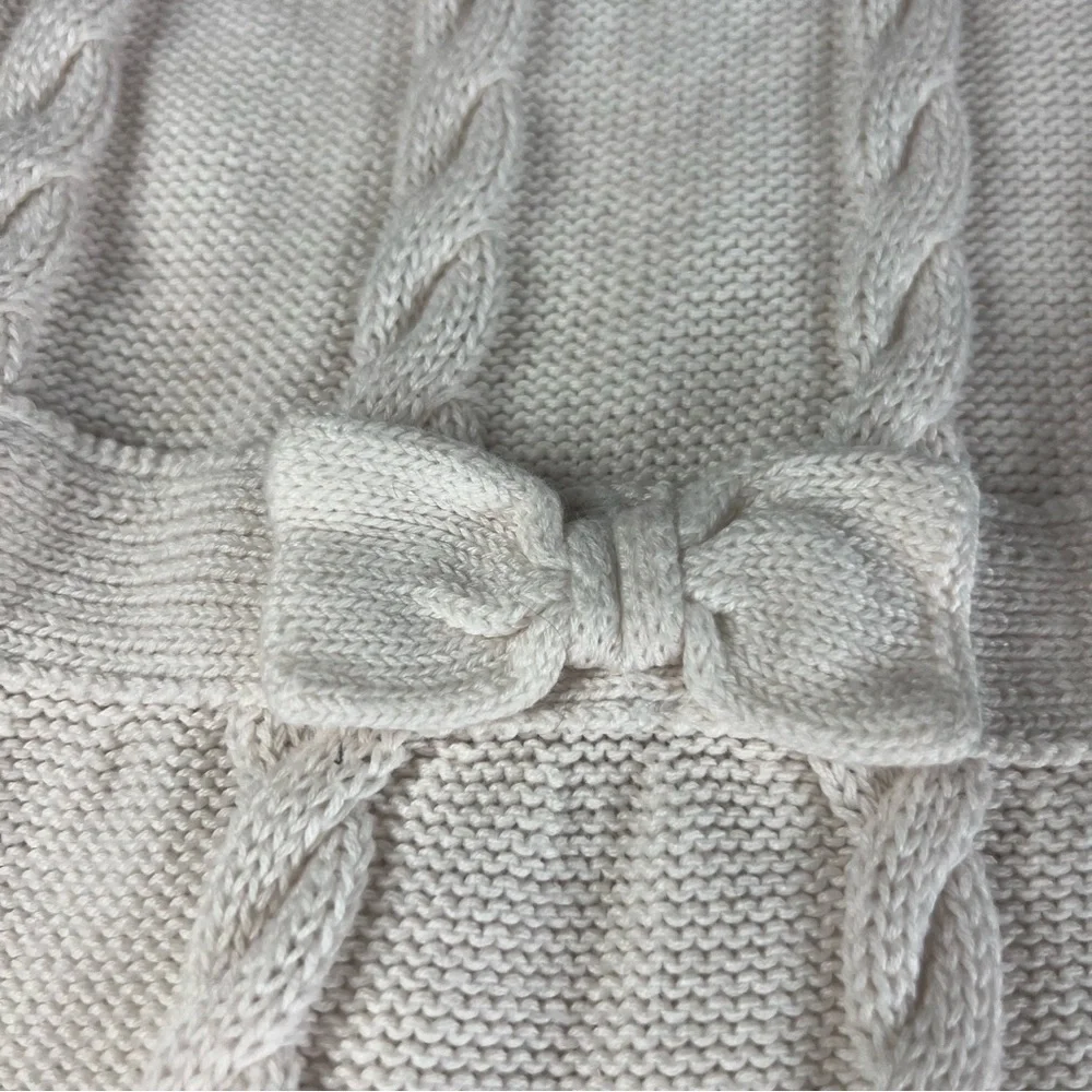 The children's place 5T sweater dress, faux fur trimmed